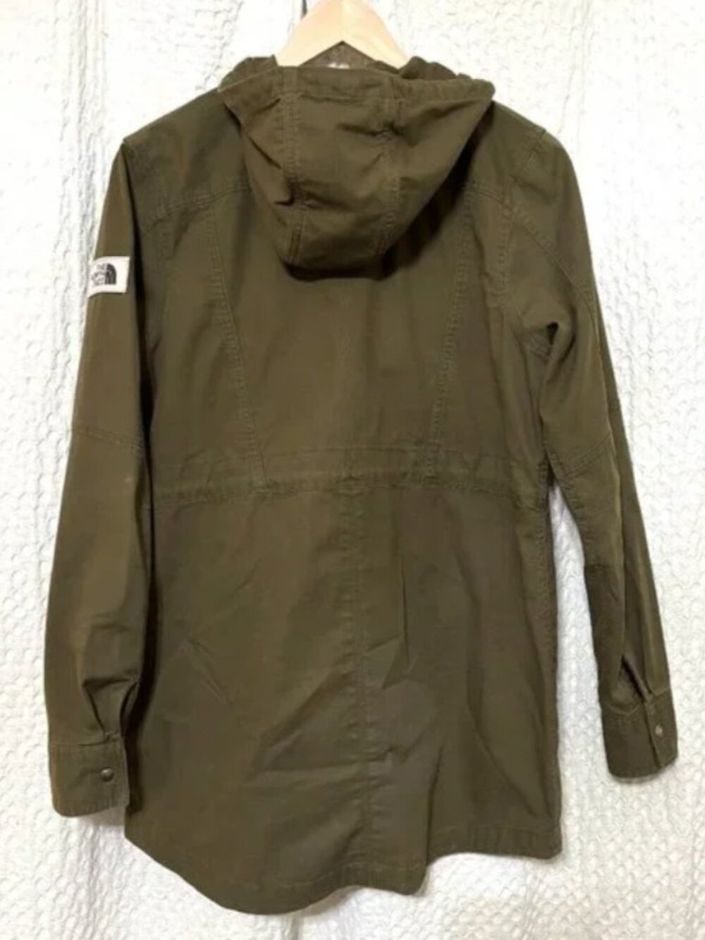 The North Face Women's Cotton Utility Jacket Size M, Olive Green - Picture 7 of 8